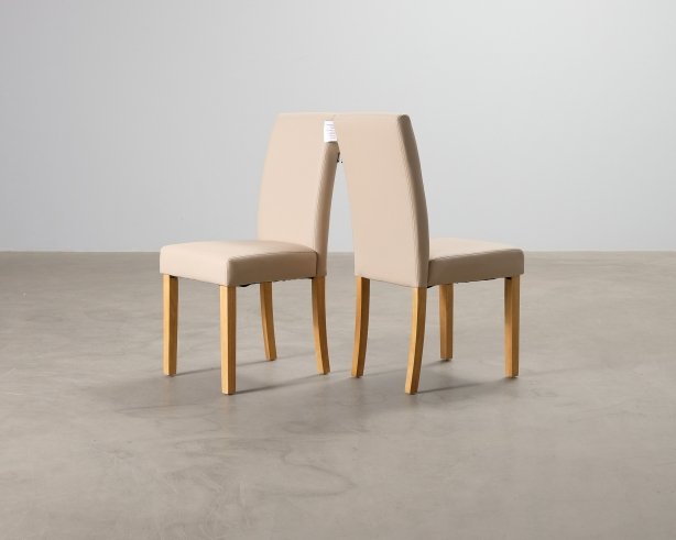 Broadway ruokapöydän tuoli beige, 2 kpl setti