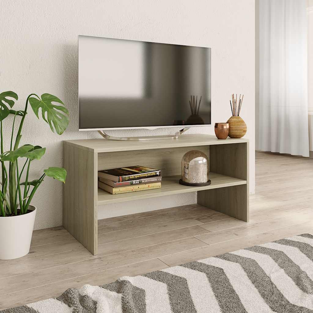 vidaXL TV-taso Sonoma tammi 80x40x40 cm tekninen puu
