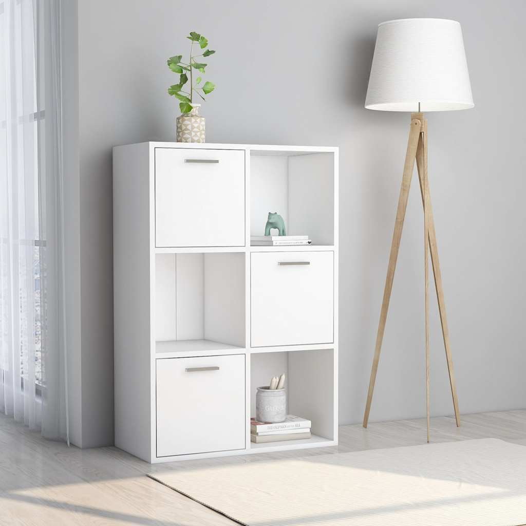 vidaXL Säilytyskaappi valkoinen 60x29,5x90 cm tekninen puu