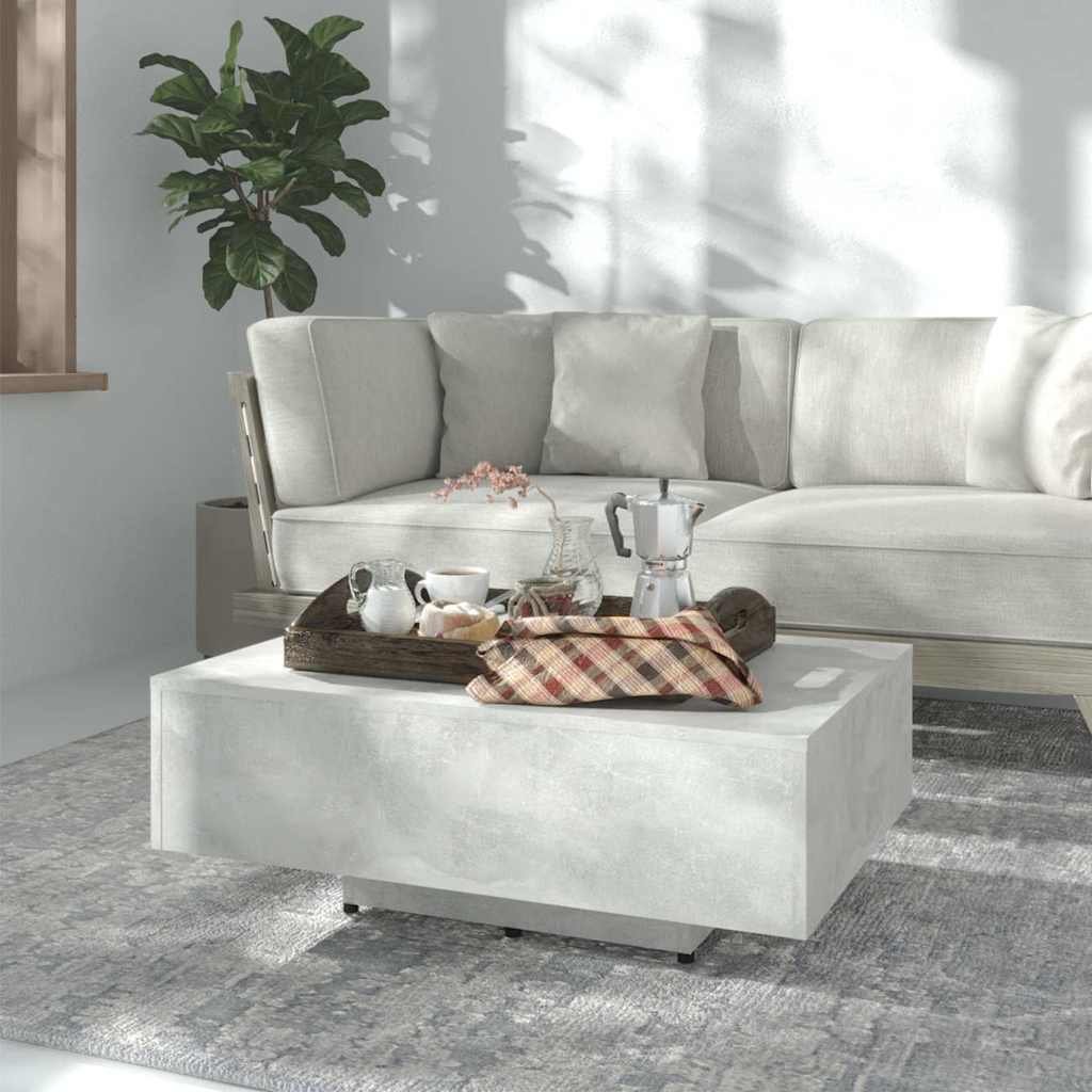 vidaXL Sohvapöytä betoninharmaa 85x55x31 cm tekninen puu