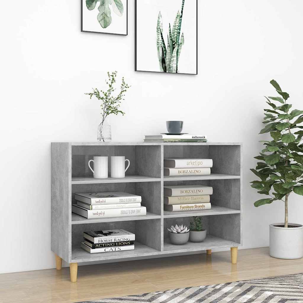 vidaXL Senkki betoninharmaa 103,5x35x70 cm tekninen puu