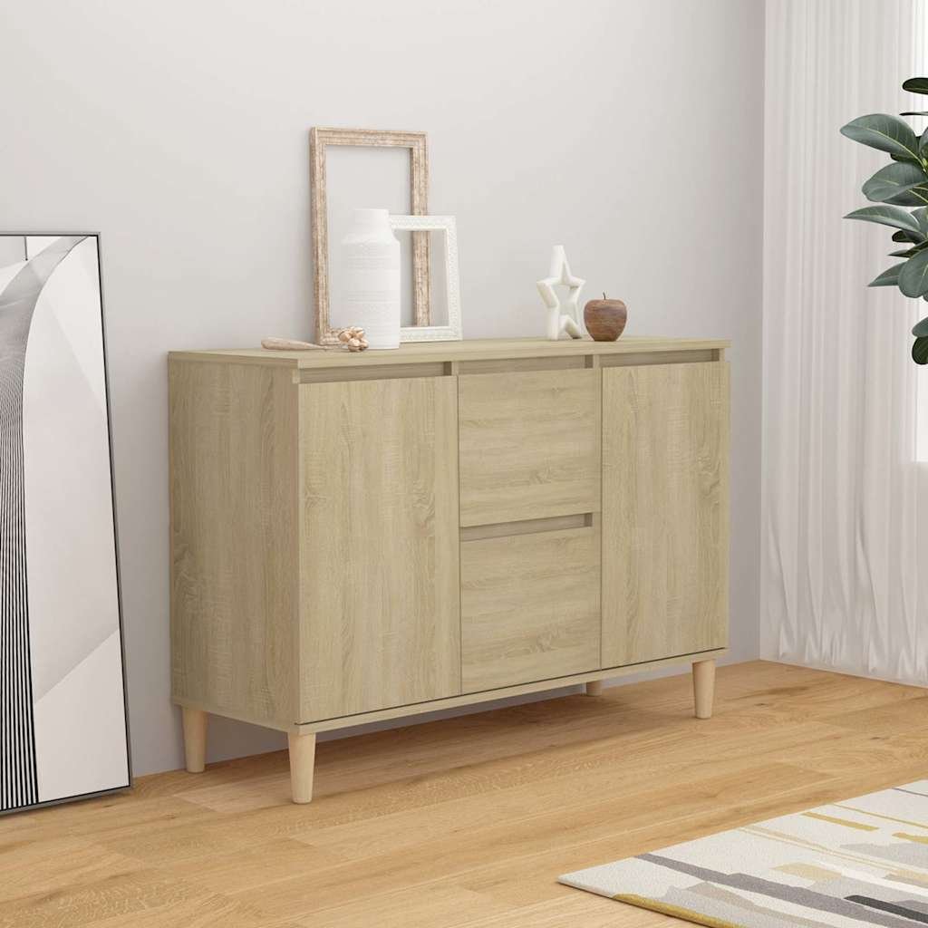 vidaXL Senkki Sonoma-tammi 101x35x70 cm tekninen puu