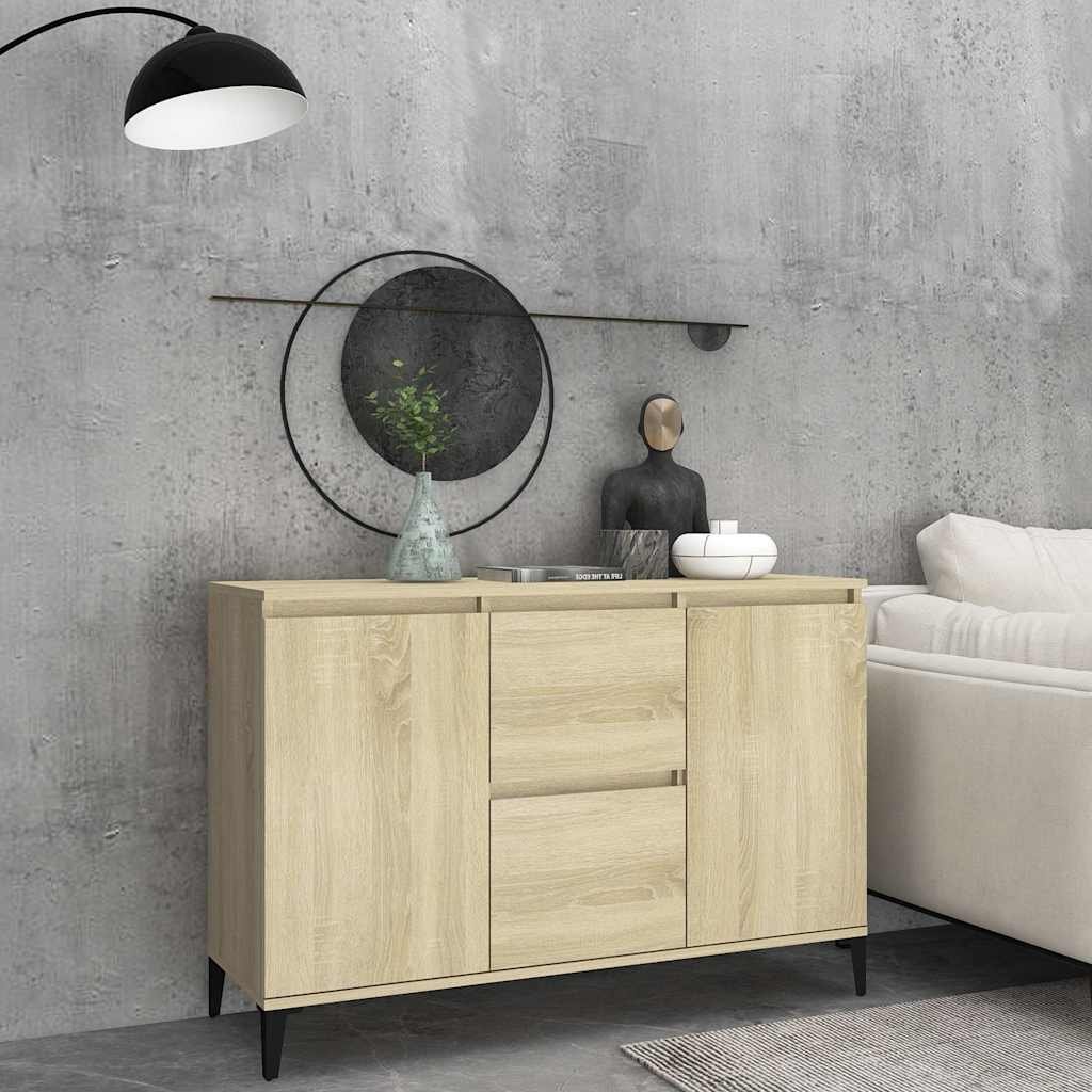 vidaXL Senkki Sonoma-tammi 102x35x70 cm tekninen puu