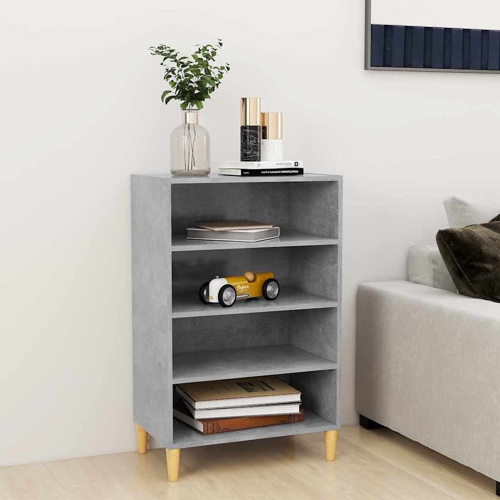 vidaXL Senkki betoninharmaa 57x35x90 cm tekninen puu