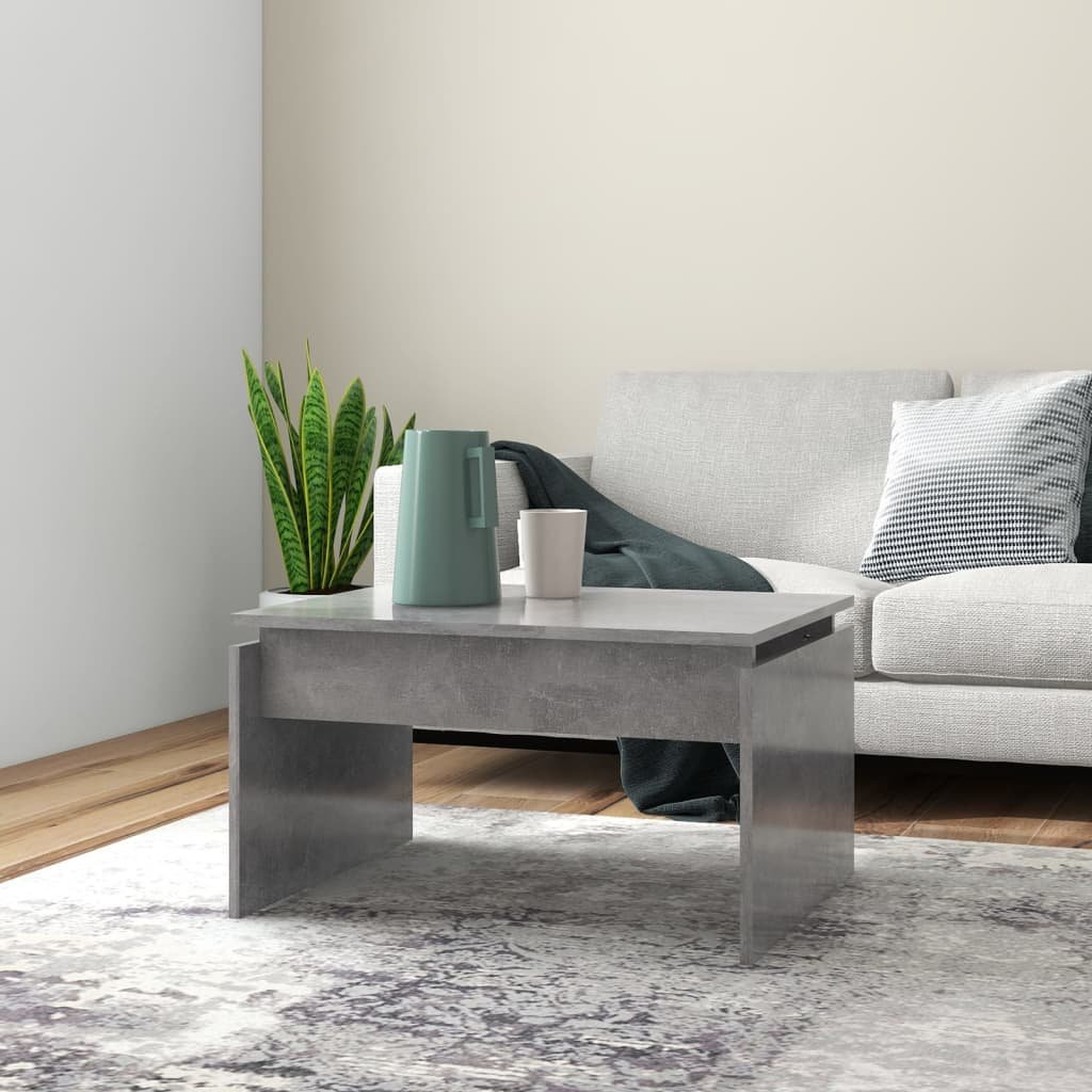vidaXL Sohvapöytä betoninharmaa 68x50x38 cm tekninen puu