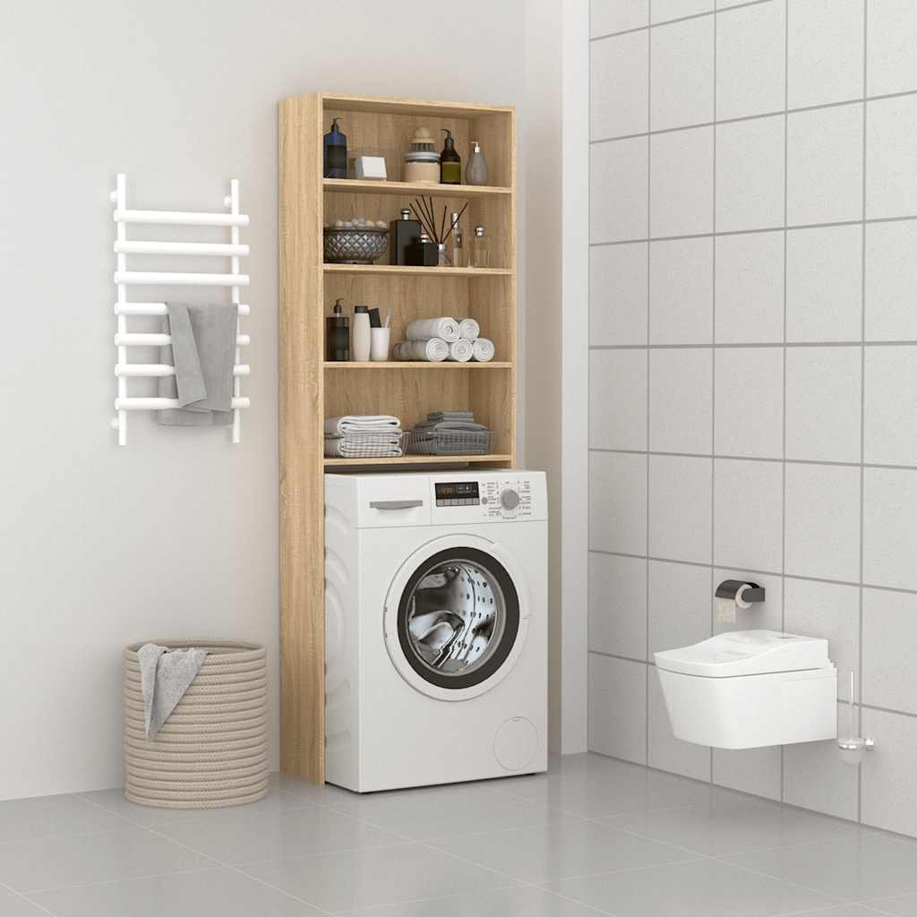 vidaXL Pesukonekaappi Sonoma-tammi 64x24x190 cm