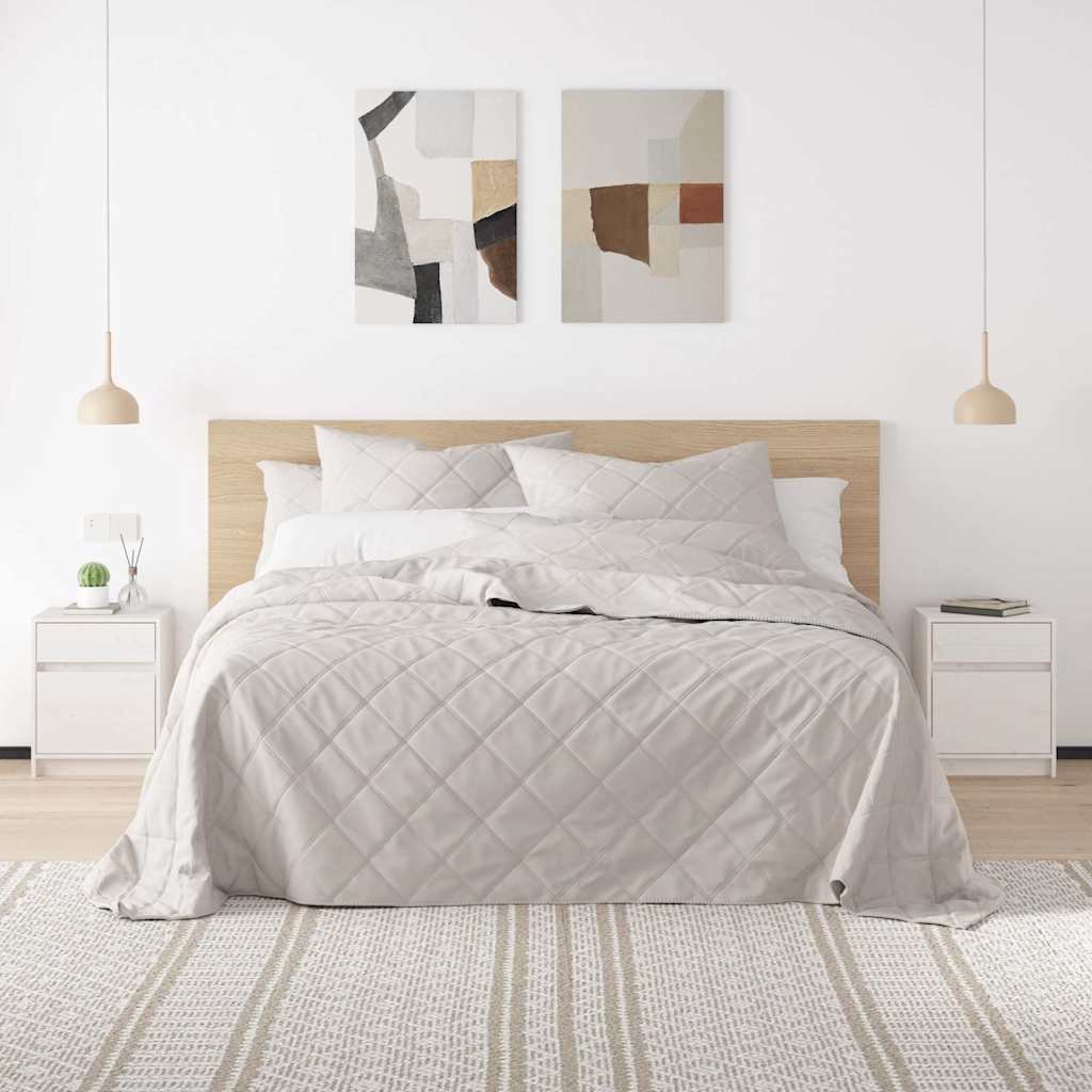 vidaXL Yöpöytä valkoinen 40x31x50 cm täysi mänty