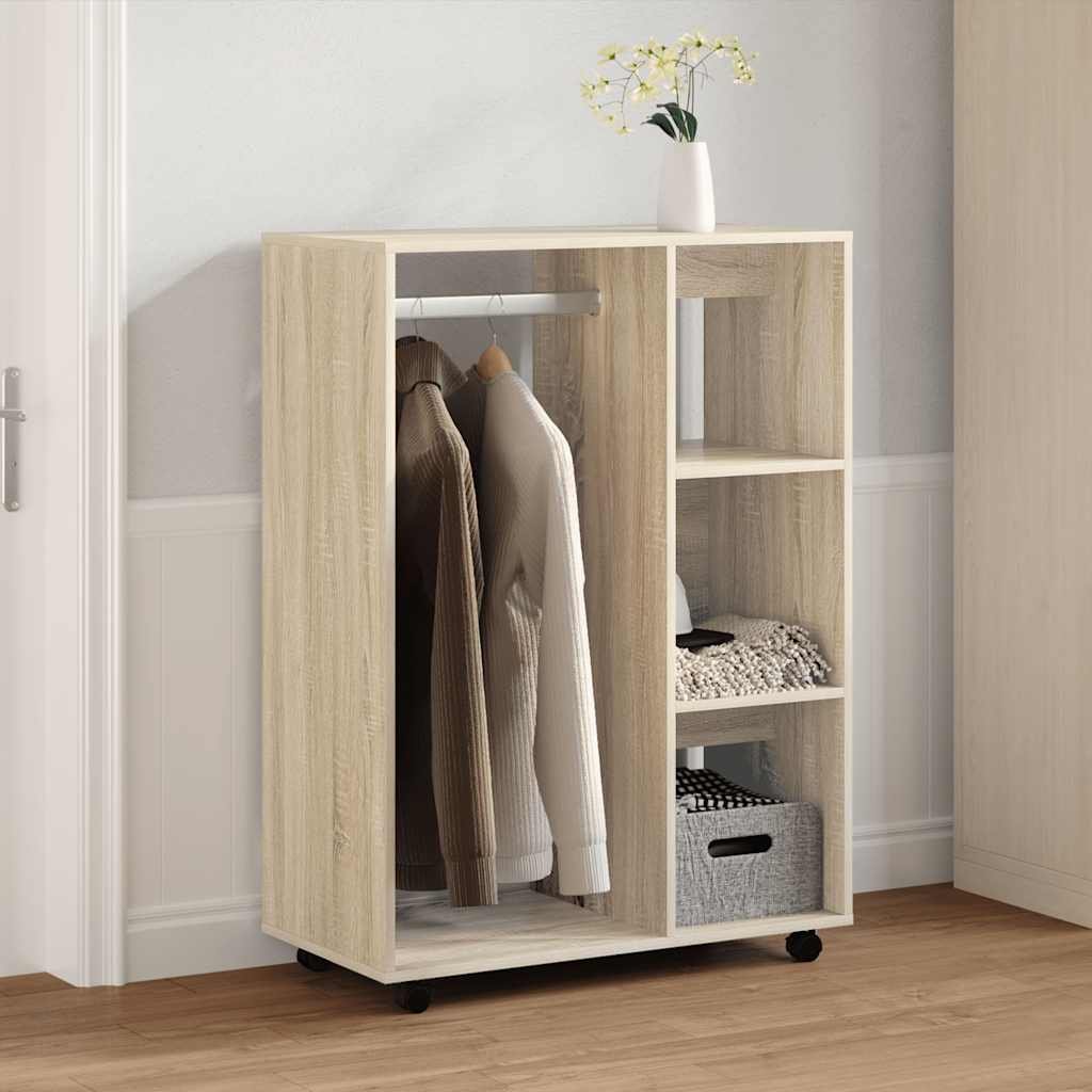 vidaXL Vaatekaappi Sonoma-tammi 80x40x110 cm tekninen puu