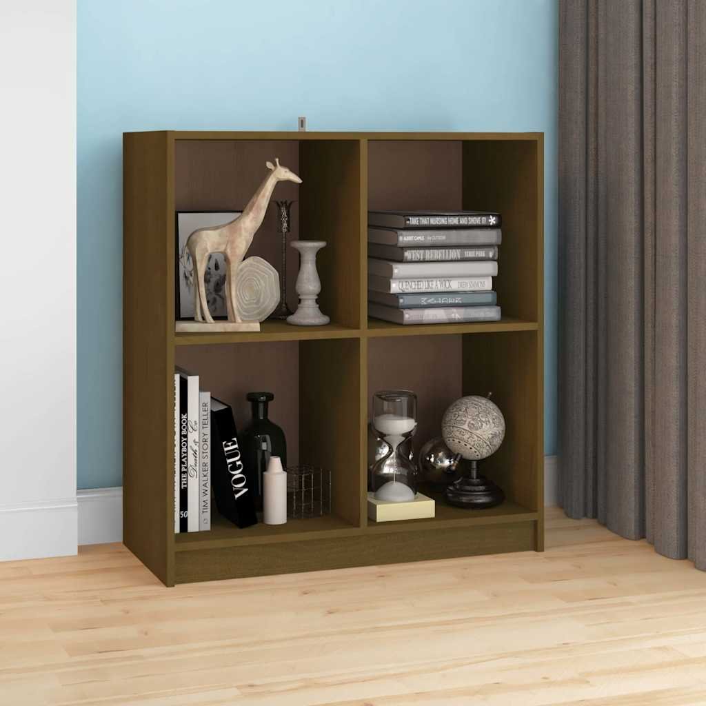vidaXL Senkki hunajanruskea 70x33x76 cm täysi mänty