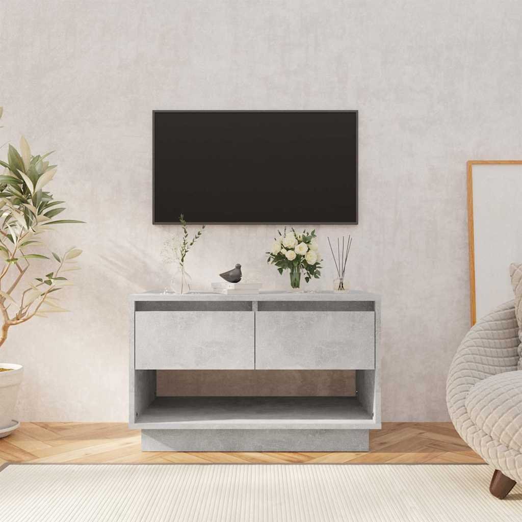 vidaXL TV-taso betoninharmaa 70x41x44 cm tekninen puu