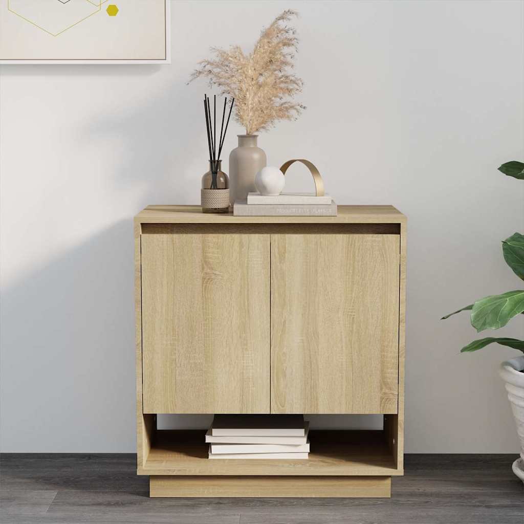 vidaXL Senkki Sonoma tammi 70x41x75 cm tekninen puu
