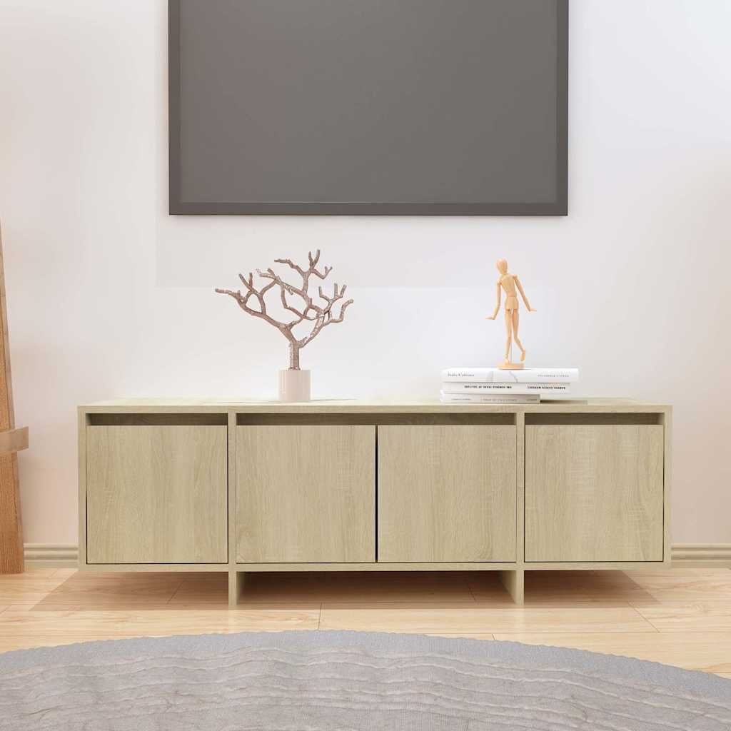 vidaXL TV-taso Sonoma-tammi 120x30x40,5 cm tekninen puu