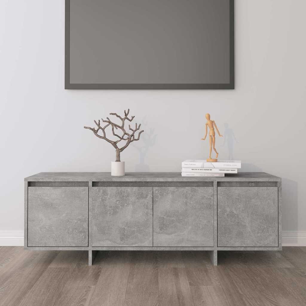 vidaXL TV-taso betoninharmaa 120x30x40,5 cm tekninen puu