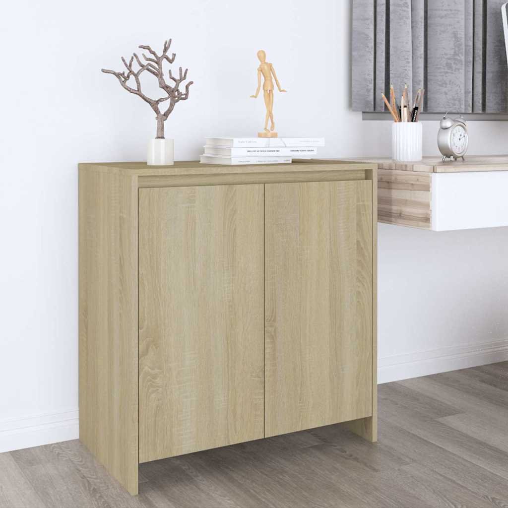 vidaXL Senkki Sonoma tammi 70x41x75 cm tekninen puu