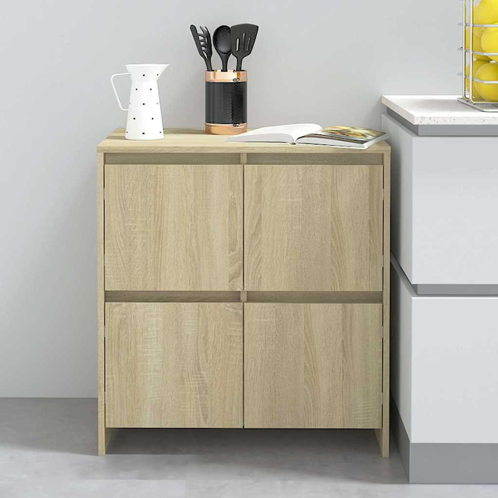 vidaXL Senkki Sonoma tammi 70x41x75 cm tekninen puu