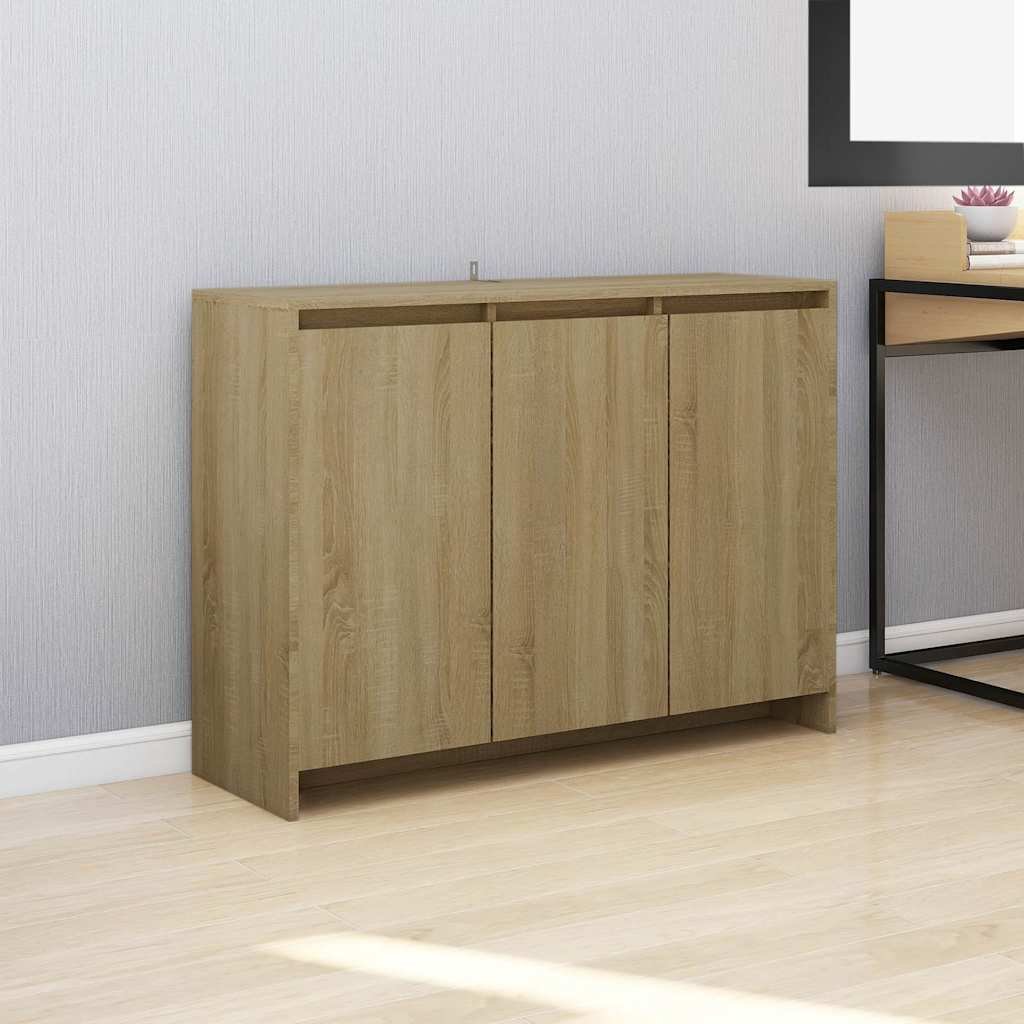 vidaXL Senkki Sonoma-tammi 102x33x75 cm tekninen puu