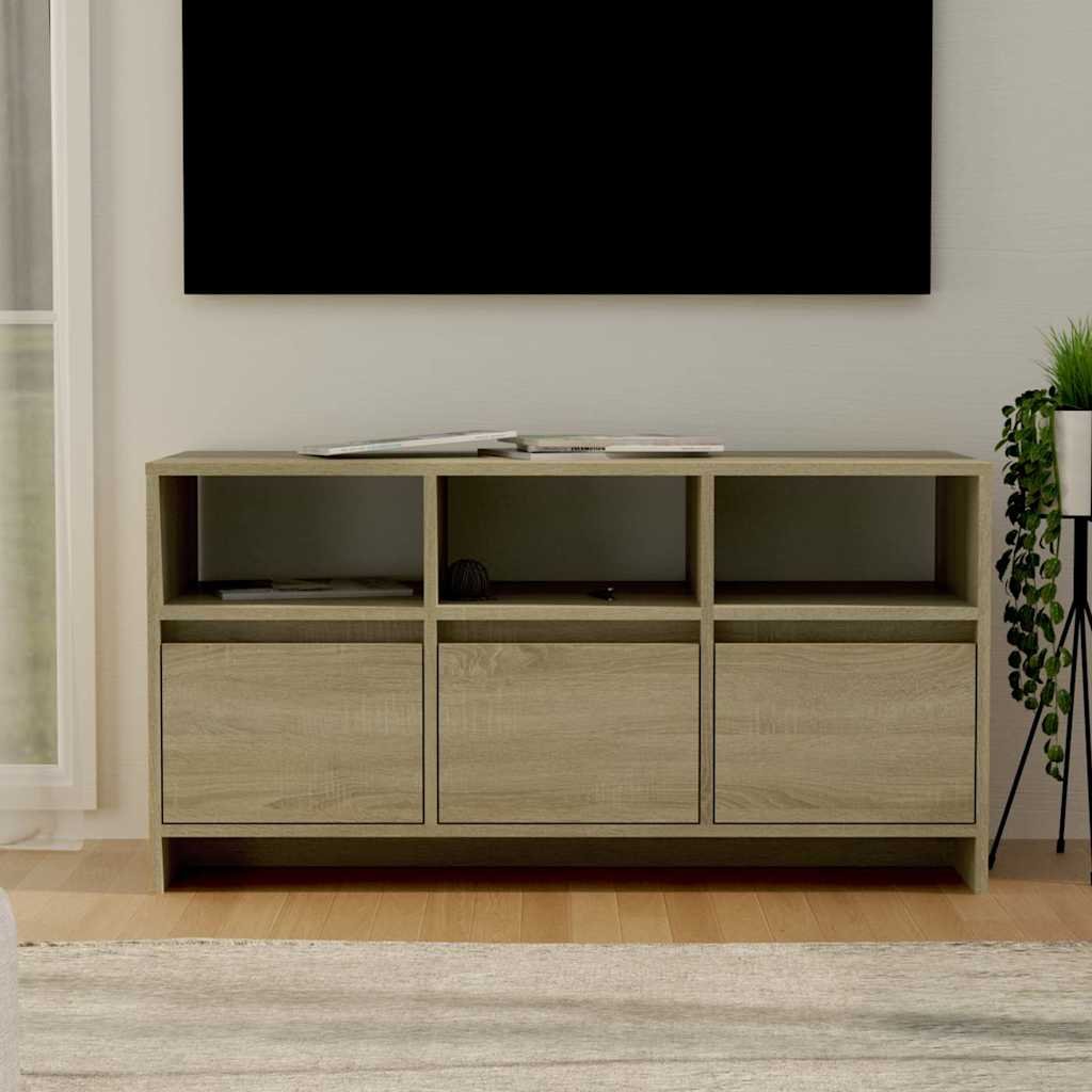 vidaXL TV-taso Sonoma-tammi 102x37,5x52,5 cm tekninen puu