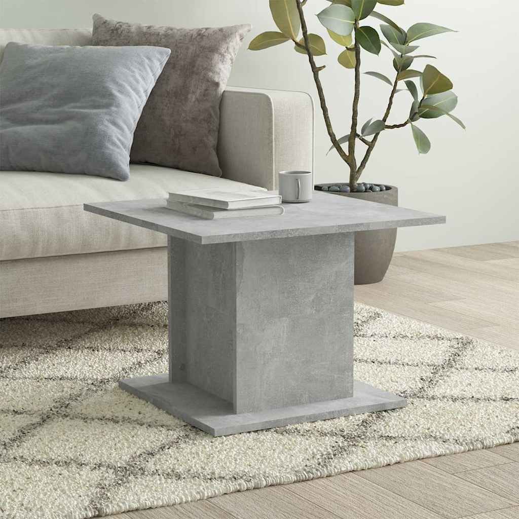 vidaXL Sohvapöytä betoninharmaa 55,5x55,5x40 cm tekninen puu