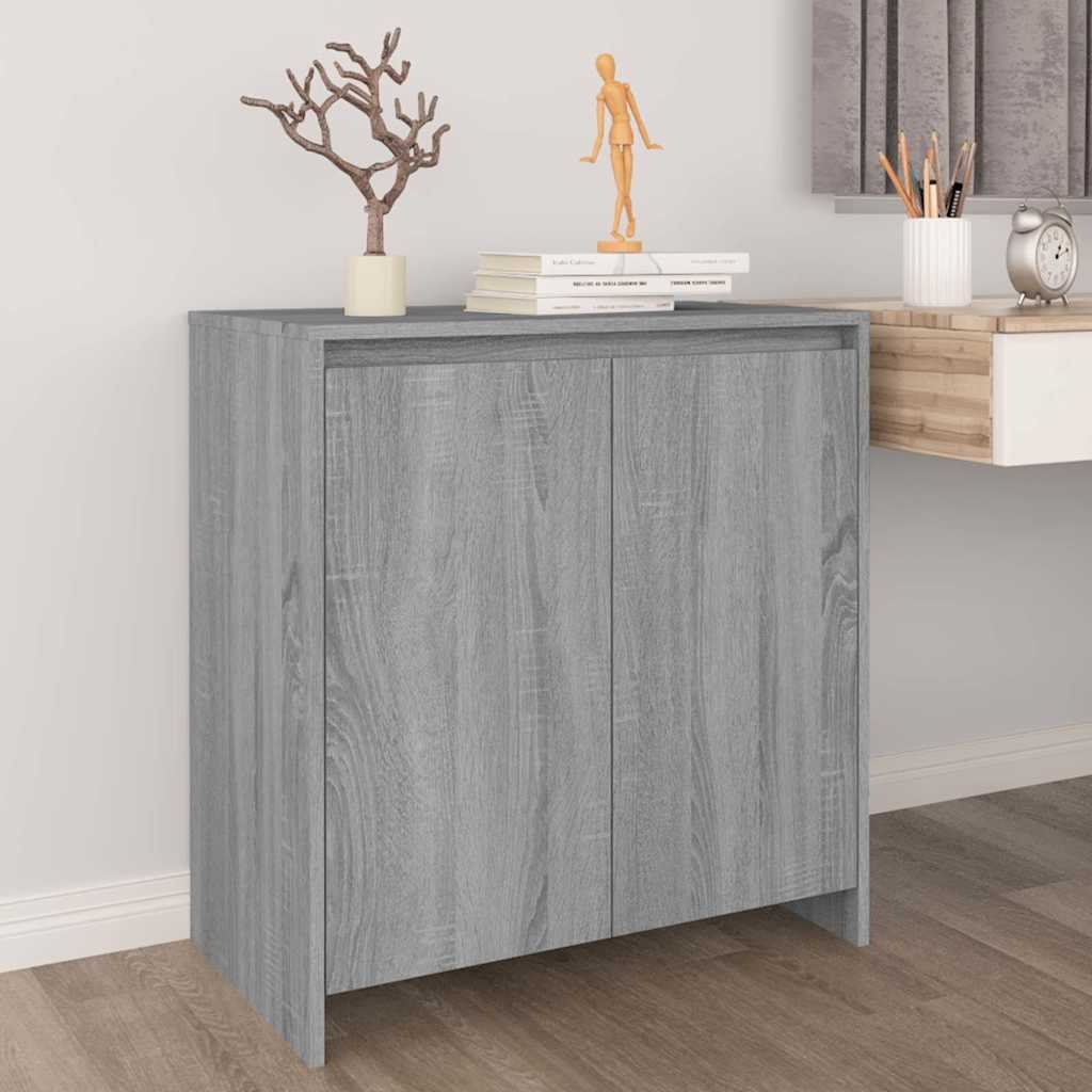 vidaXL Senkki harmaa Sonoma 70x41x75 cm tekninen puu