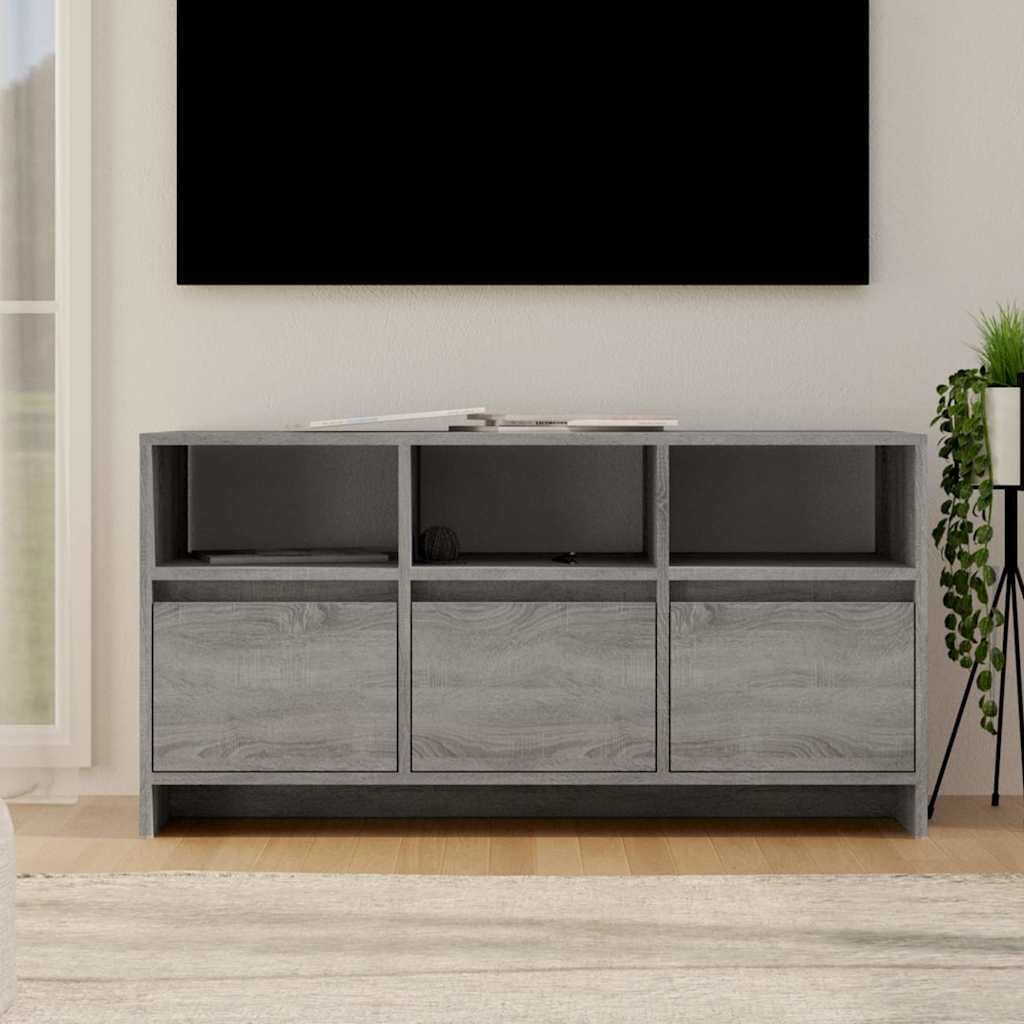vidaXL TV-taso harmaa Sonoma 102x37,5x52,5 cm tekninen puu