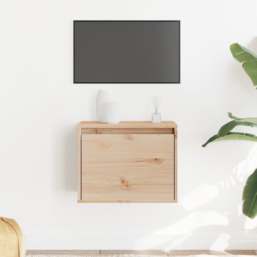 vidaXL Seinäkaappi 45x30x35 cm täysi mänty