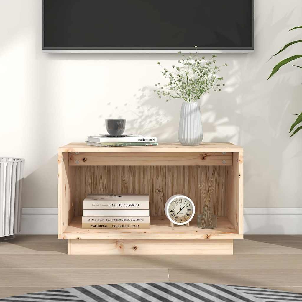 vidaXL TV-taso 60x35x35 cm täysi mänty