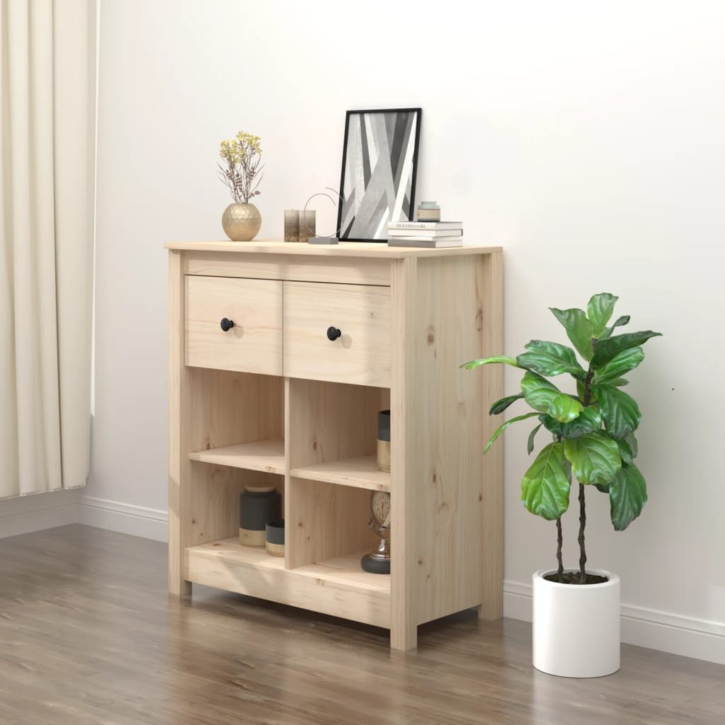 vidaXL Senkki 70x35x80 cm täysi mänty