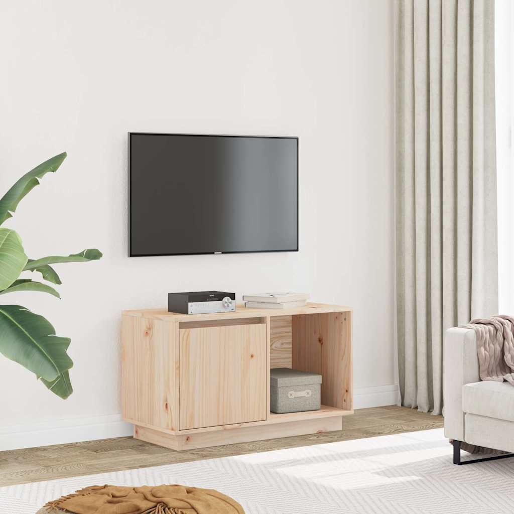 vidaXL TV-taso 74x35x44 cm täysi mänty