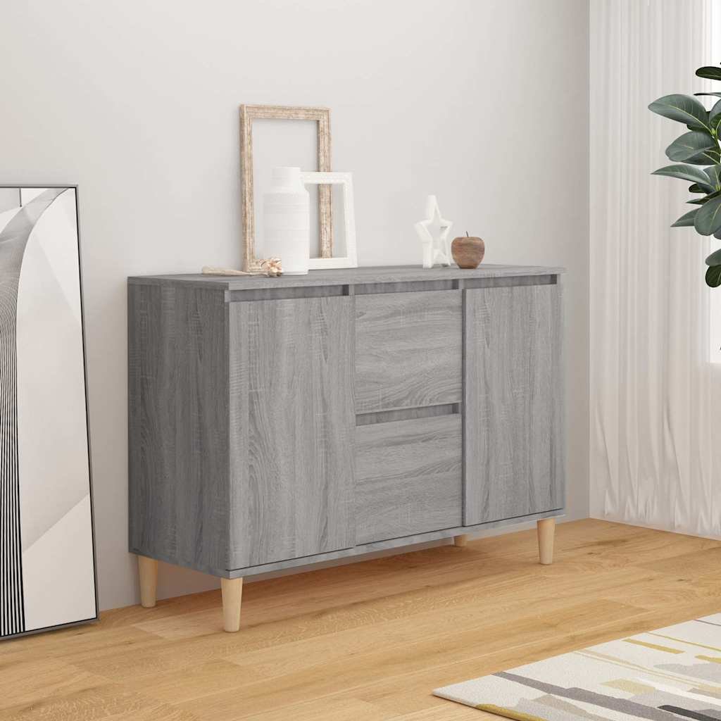 vidaXL Senkki harmaa Sonoma 103,5x35x70 cm tekninen puu