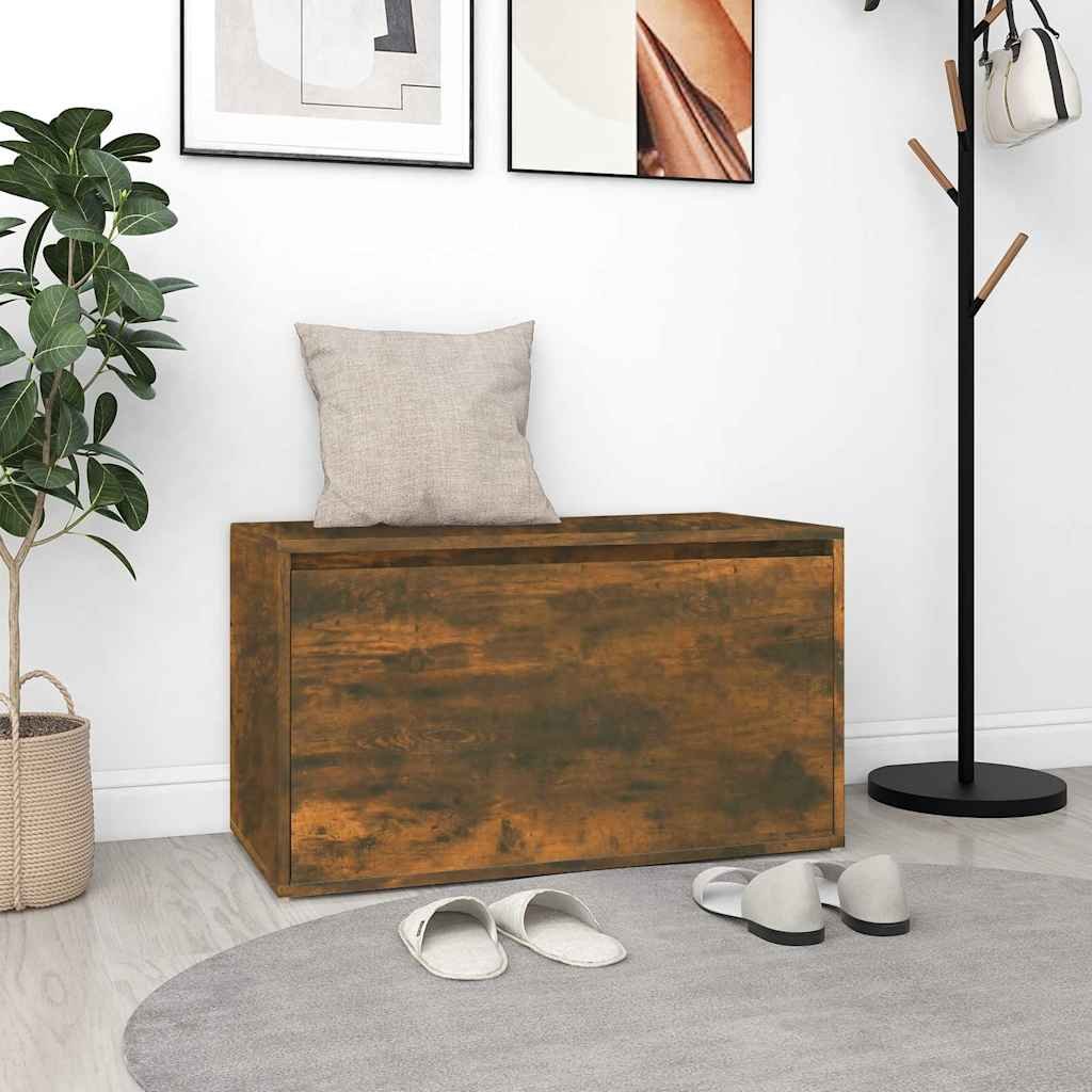 vidaXL Eteisen penkki 80x40x45 cm savutammi tekninen puu