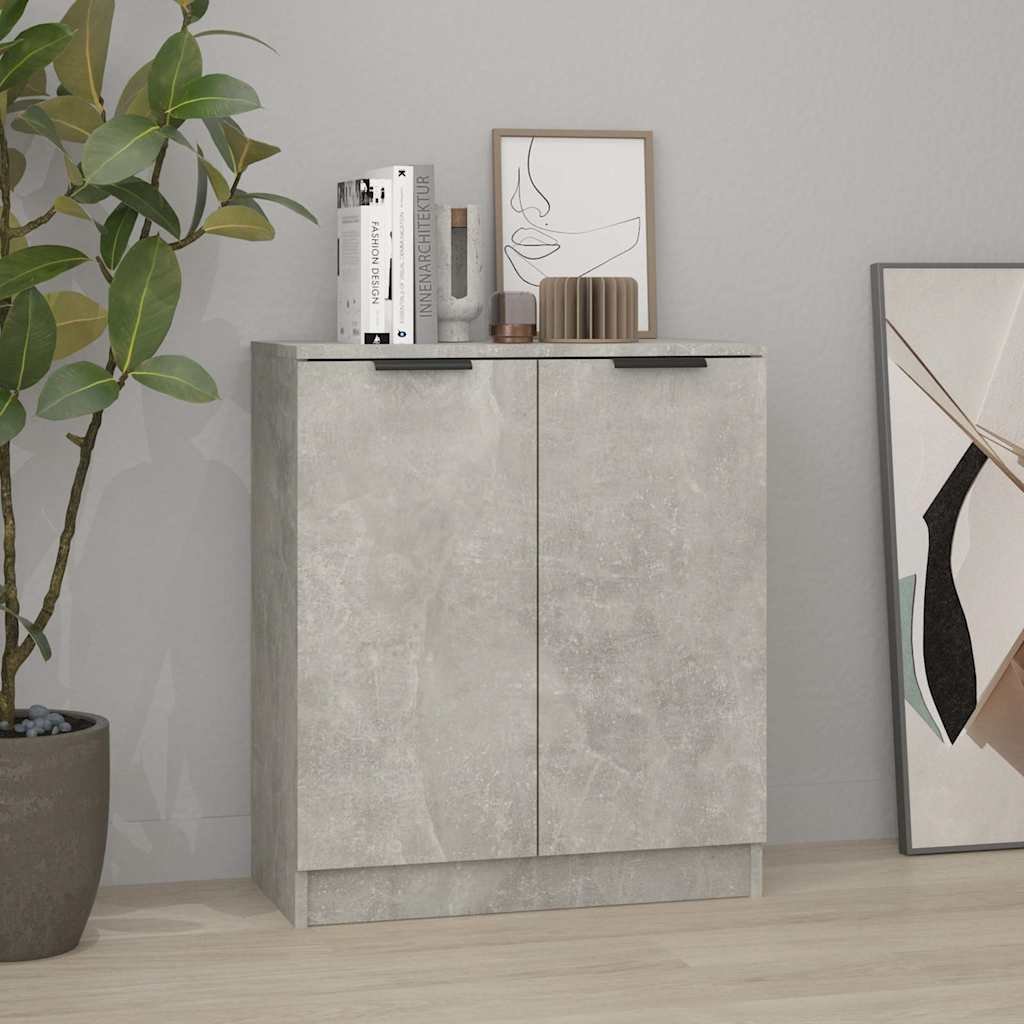 vidaXL Senkki betoninharmaa 60x30x70 cm tekninen puu