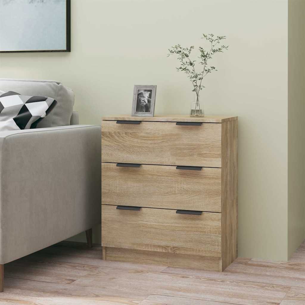 vidaXL Senkki Sonoma-tammi 60x30x70 cm tekninen puu