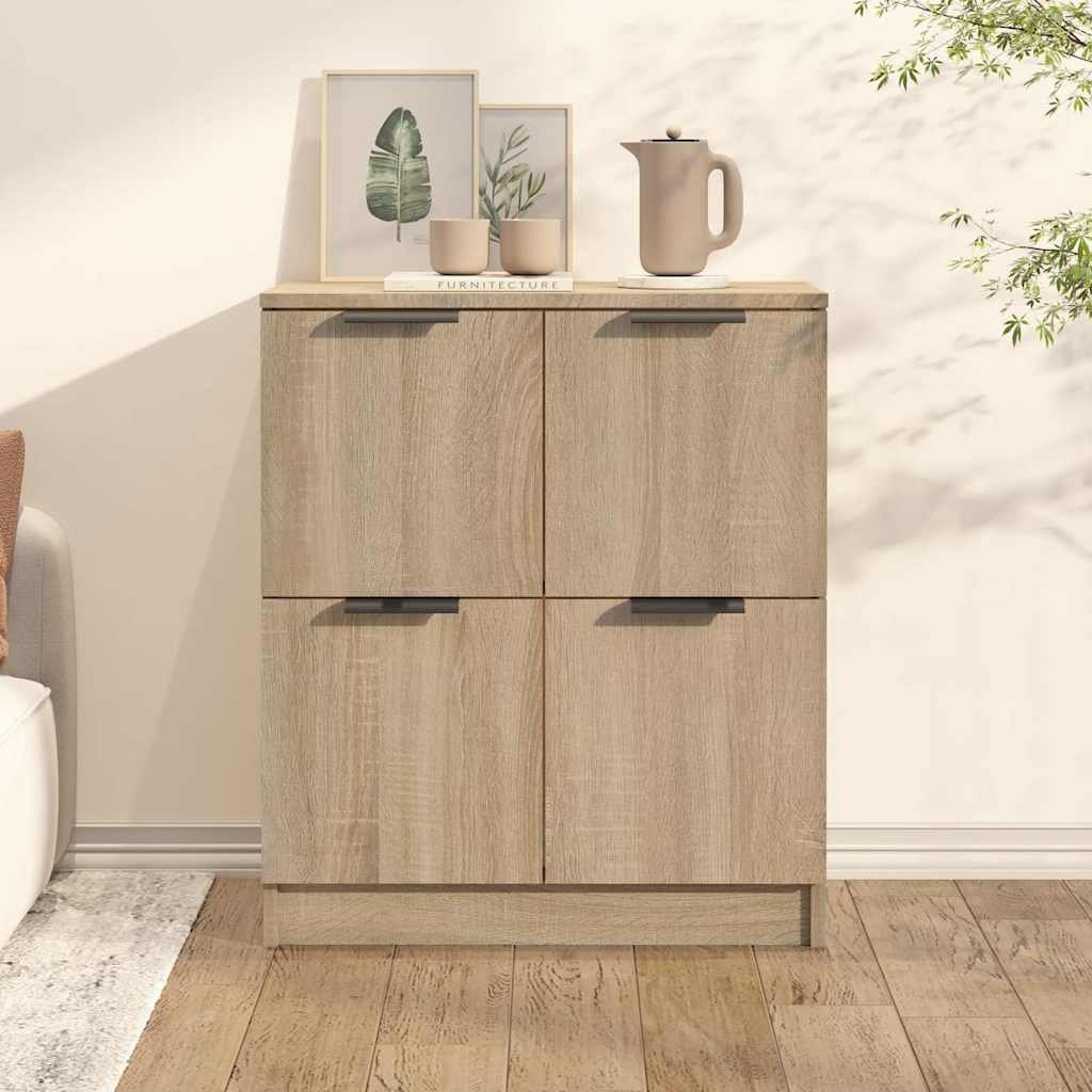 vidaXL Senkki Sonoma-tammi 60x30x70 cm tekninen puu