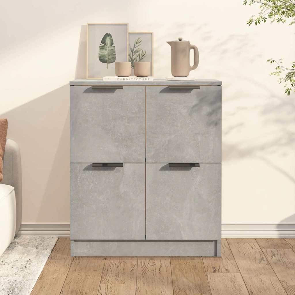 vidaXL Senkki betoninharmaa 60x30x70 cm tekninen puu