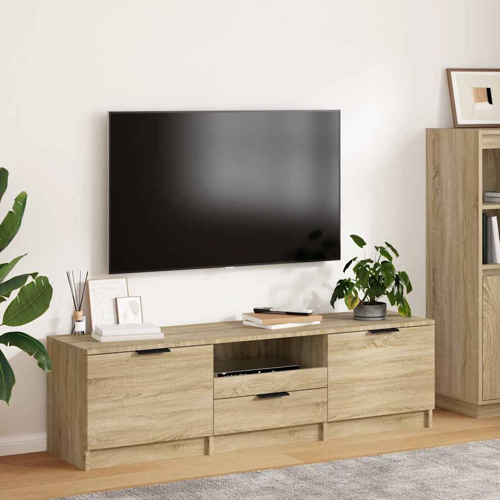 vidaXL TV-taso Sonoma-tammi 140x35x40 cm tekopuu