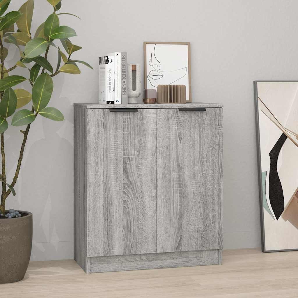 vidaXL Senkki harmaa Sonoma 60x30x70 cm tekninen puu