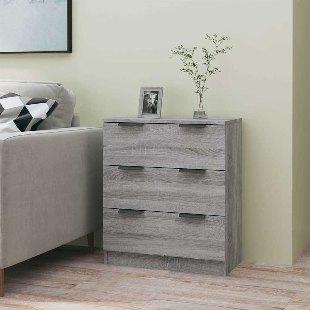vidaXL Senkki harmaa Sonoma 60x30x70 cm tekninen puu