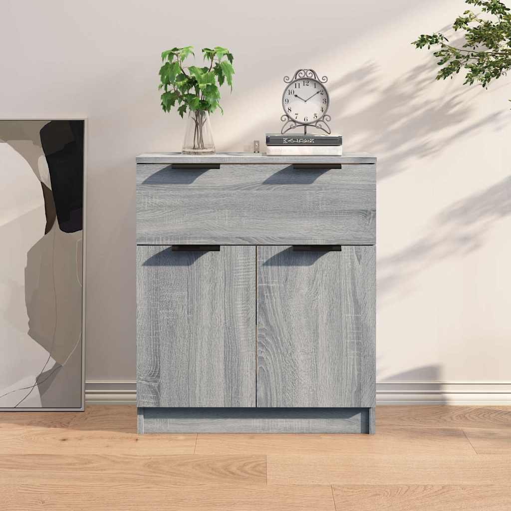 vidaXL Senkki harmaa Sonoma 60x30x70 cm tekninen puu