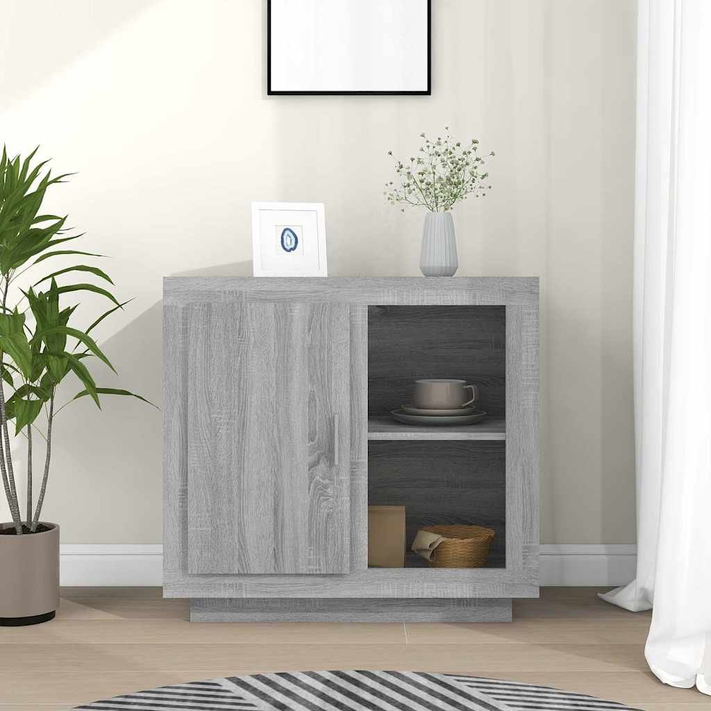 vidaXL Senkki harmaa Sonoma 80x40x75 cm
