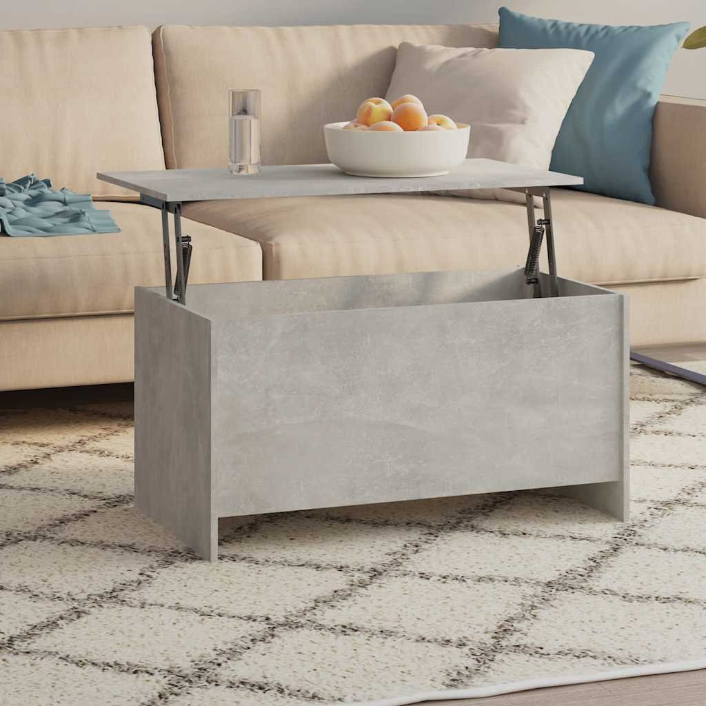vidaXL Sohvapöytä betoninharmaa 102x55,5x52,5 cm tekninen puu