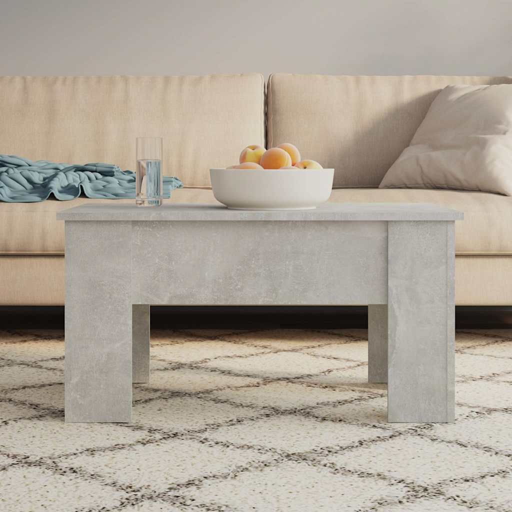 vidaXL Sohvapöytä betoninharmaa 79x49x41 cm tekninen puu