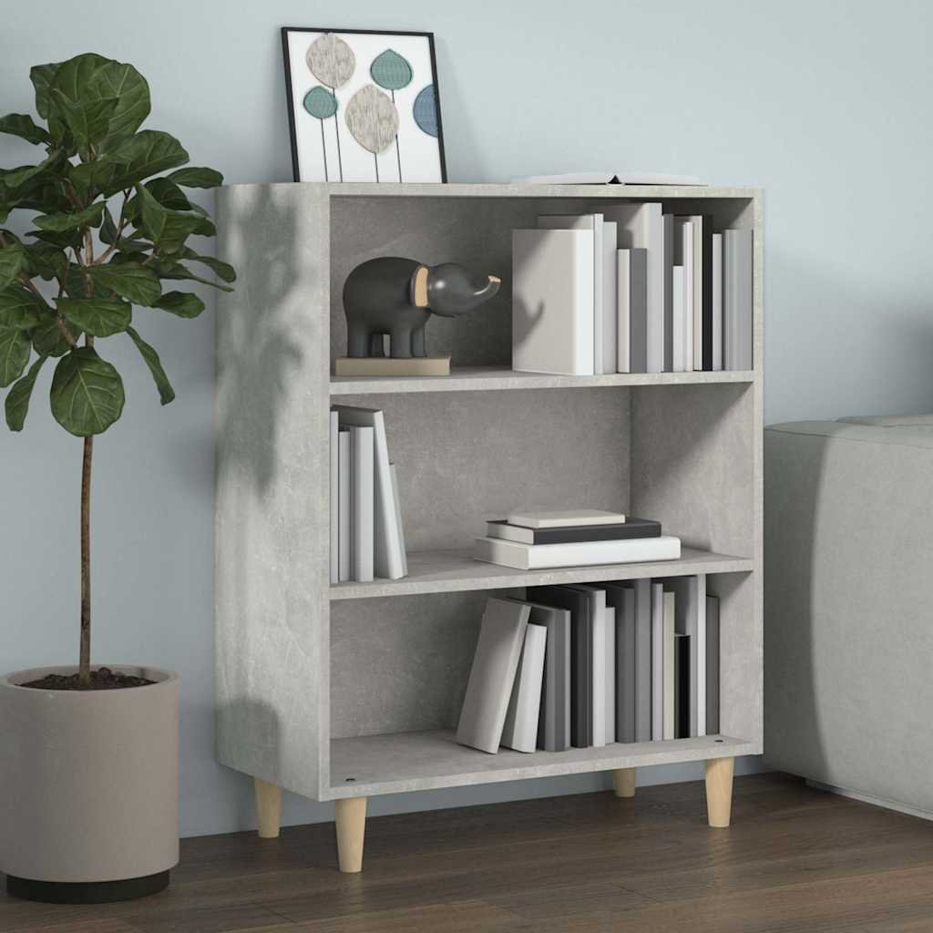 vidaXL Senkki betoninharmaa 69,5x32,5x90 cm tekninen puu