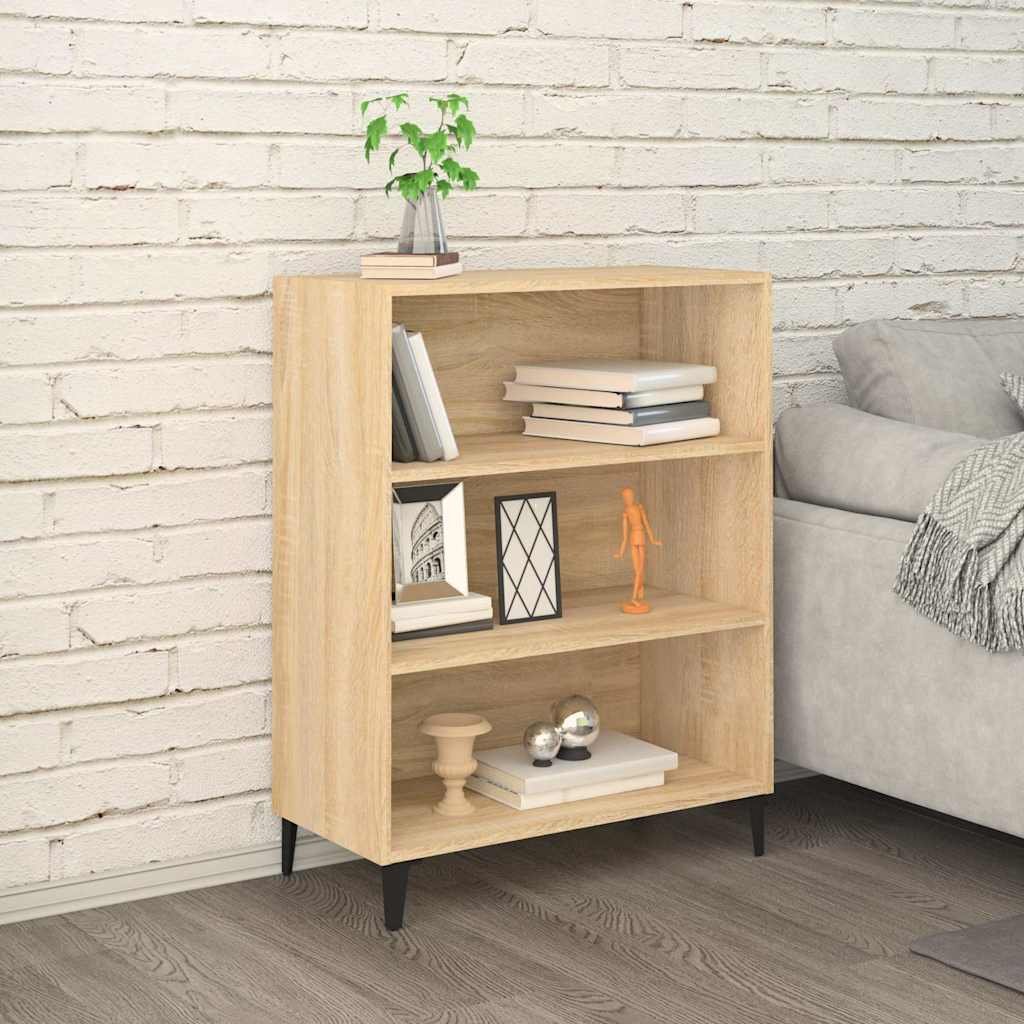 vidaXL Senkki Sonoma-tammi 69,5x32,5x90 cm tekninen puu