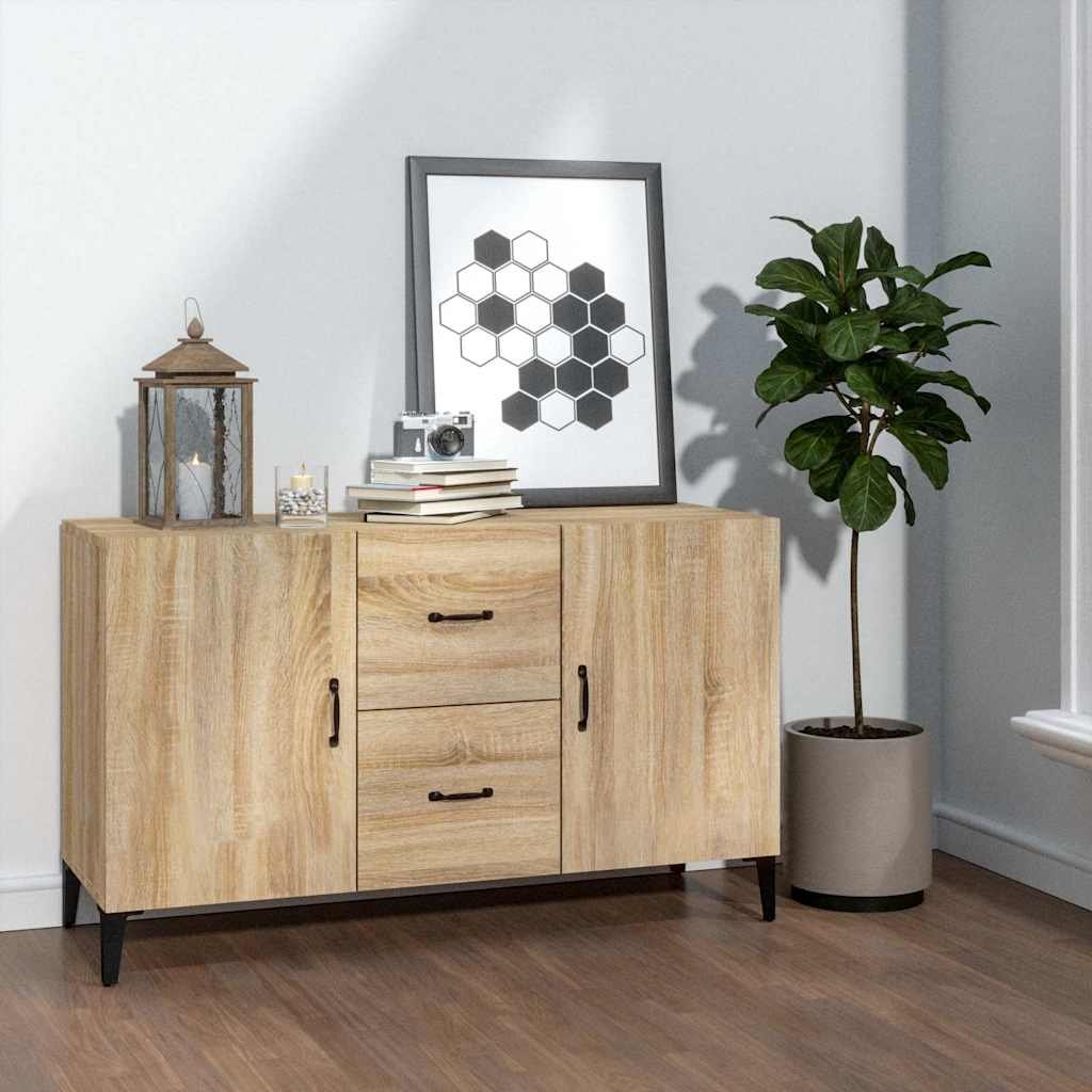 vidaXL Senkki Sonoma-tammi 100x36x60 cm tekninen puu