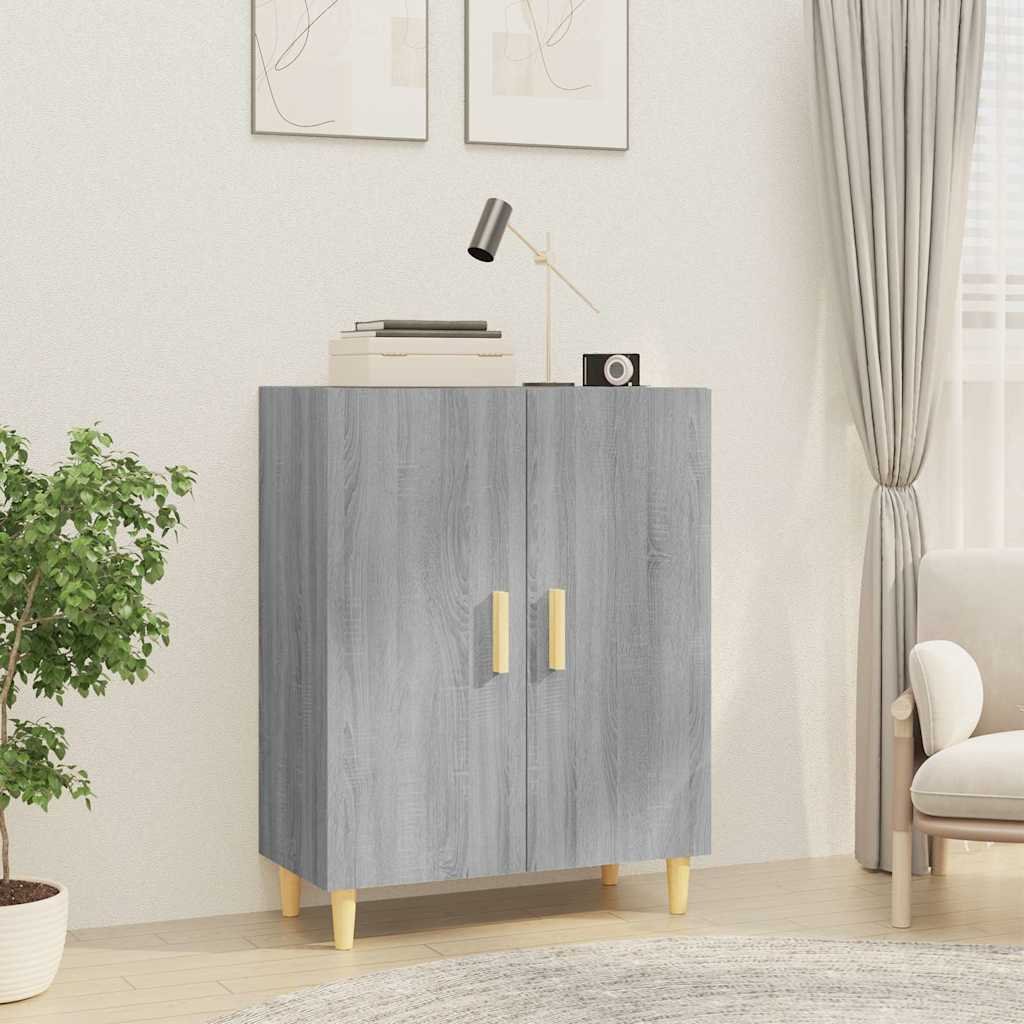 vidaXL Senkki harmaa Sonoma 70x34x90 cm tekninen puu