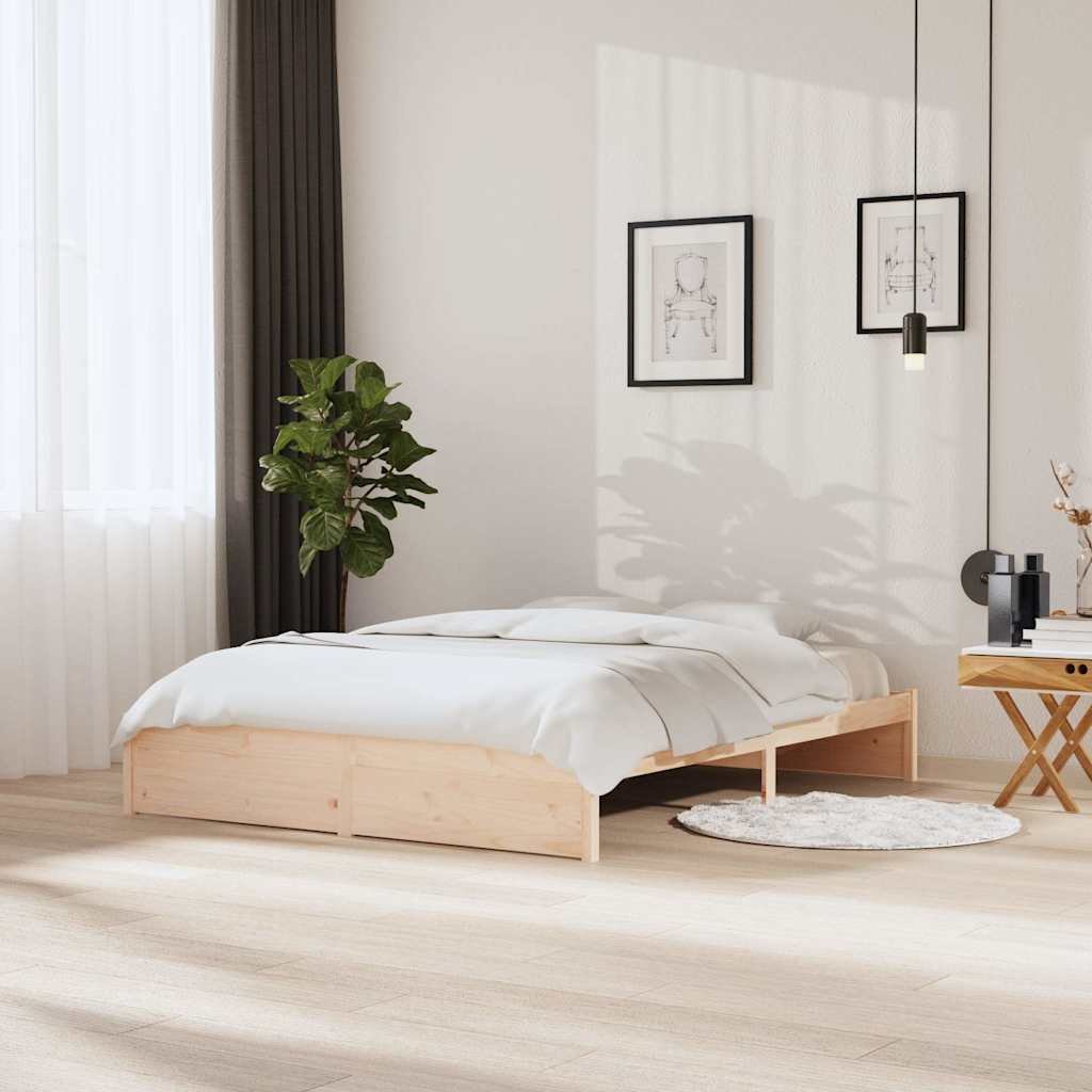 vidaXL Sängynrunko ilman patjaa massiivipuu 160x200 cm