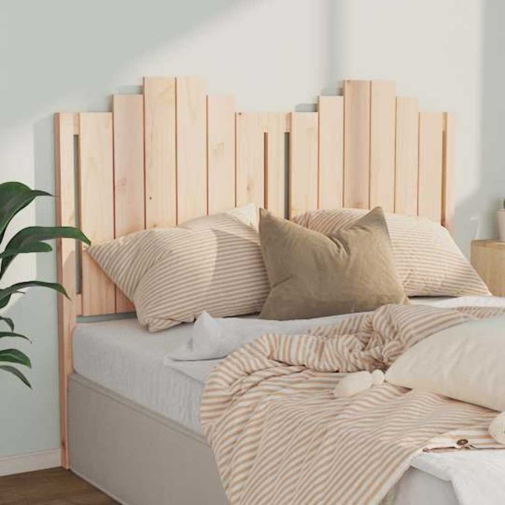 vidaXL Sängynpääty 141x4x110 cm täysi mänty