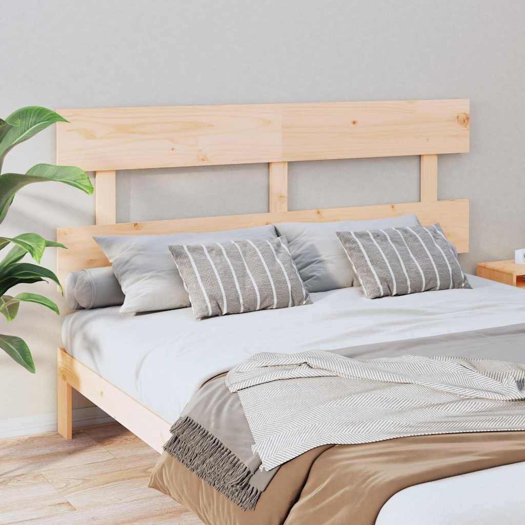 vidaXL Sängynpääty 154x3x81 cm täysi mänty