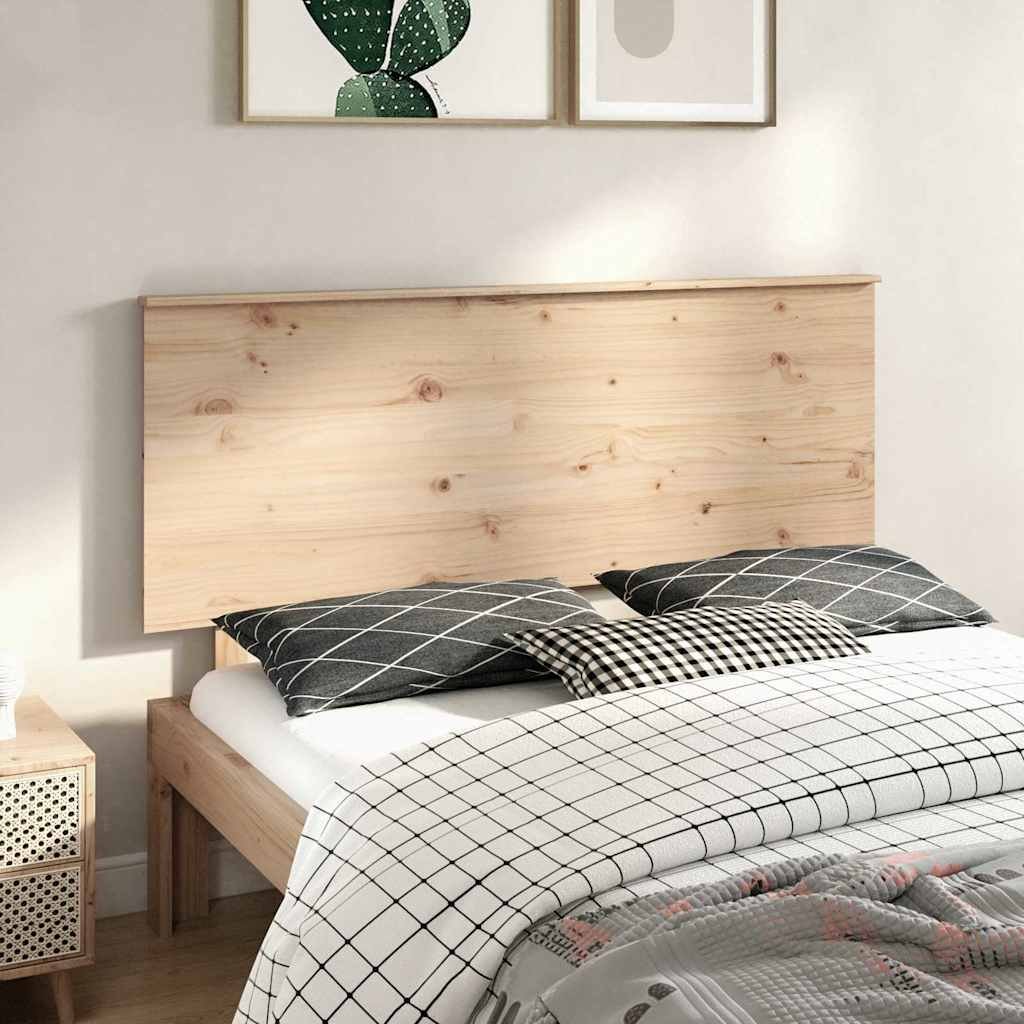 vidaXL Sängynpääty 154x6x82,5 cm täysi mänty