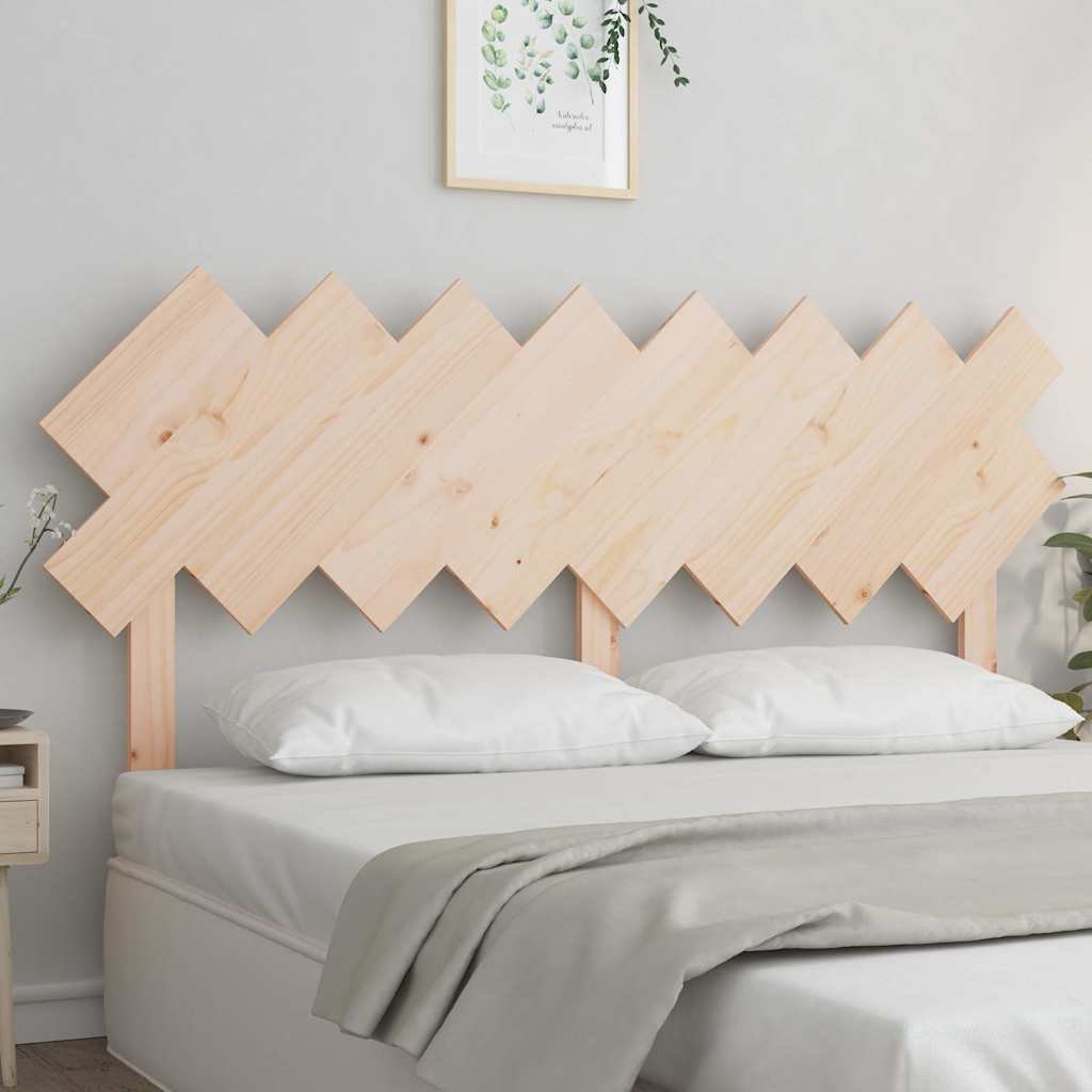 vidaXL Sängynpääty 159,5x3x80,5 cm täysi mänty